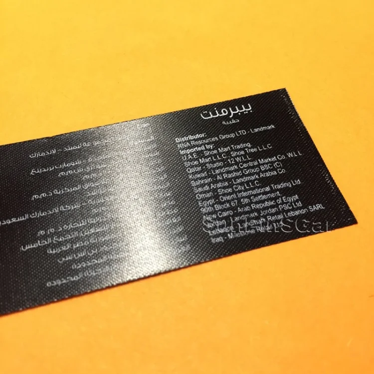 Wholesale Custom Name Tag Garment Clothing Woven Labels With No Moq ...