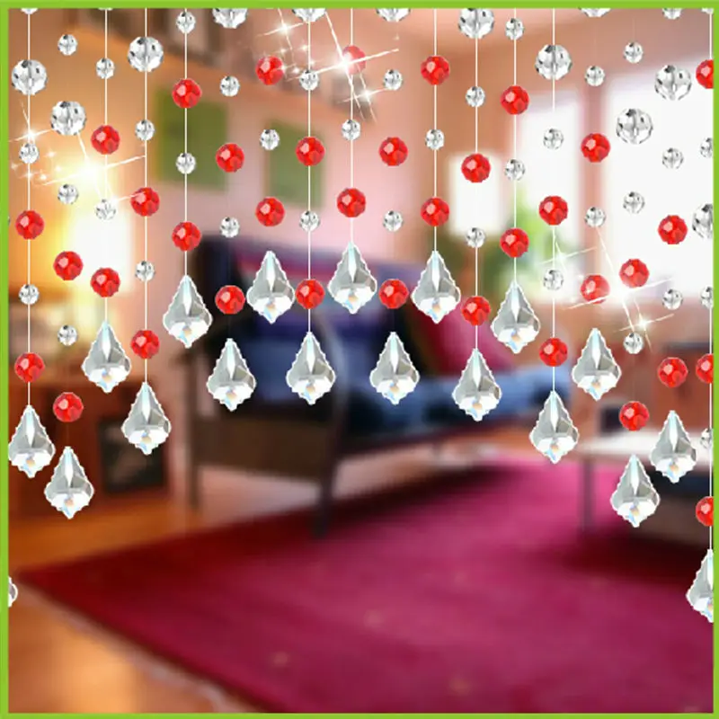 Faceted Bunte Kristall Glas Perlen Vorhang Grosshandel Buy