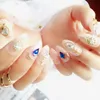 2018 Hot-sale False nails Gray Pure Blue Designs Nude 24pcs purple Full Nail Tips Pink Ballerinas red fake nail art