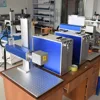 Cheap wholesale CE certification air cooling method 20w flying fiber laser marking machine