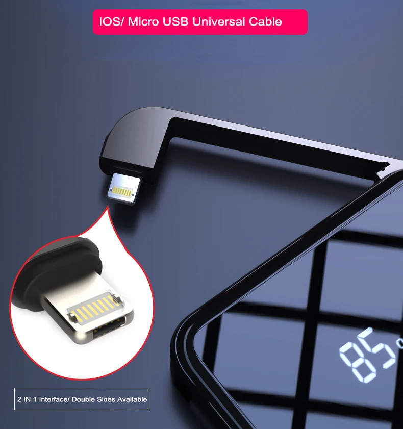New Arrival product fantasy black qi wireless power bank 12000mAh for all smartphone - ANKUX.COM