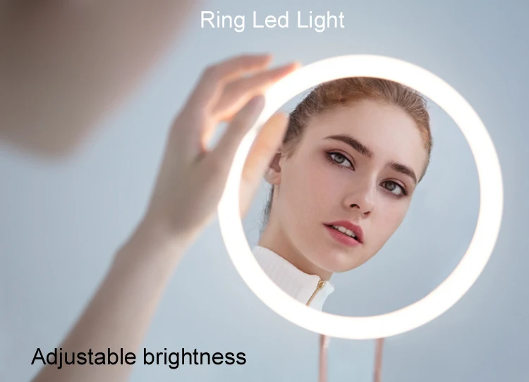 Ballet Vanity Makeup Mirror 6000 Mah Battery Mini 7x