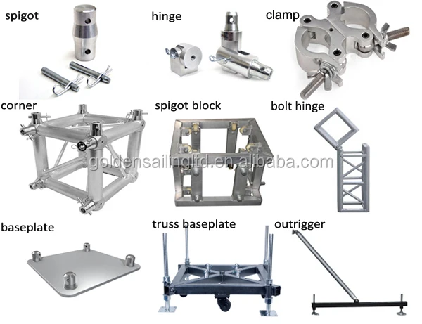 Aluminum Spigot Truss Sleeve Block 290mm Aluminum Stage Truss For Sale ...