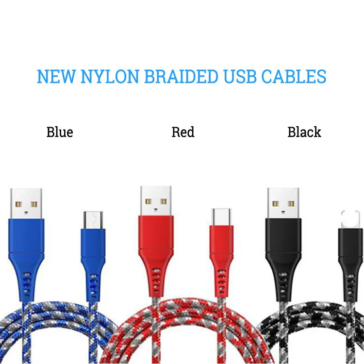 3 In 1 Keychain Data Cable Micro Type C USB Charging Cable for Mobile Phones