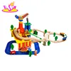 wholesale cheap mini wooden kids train set for sale W04C053