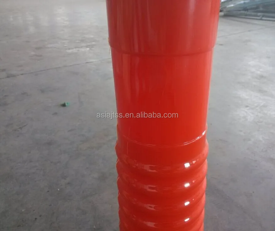 Installation firmly TPU plastic concrete traffic bollard