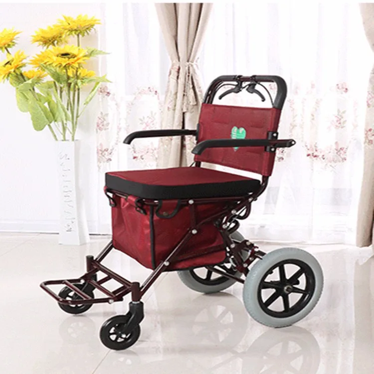Hot Sale Aluminium Foldable Shopping Trolley For Old And Disabled Buy Shopping Trolley For