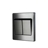 Long life BIHU metal electric wall switch new model switches 2 gang smart home switch