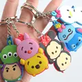 5 pcs set Tsum Tsum mini figures pendant Minnie Donald Duck Winnie medium PVC keychains 6cm