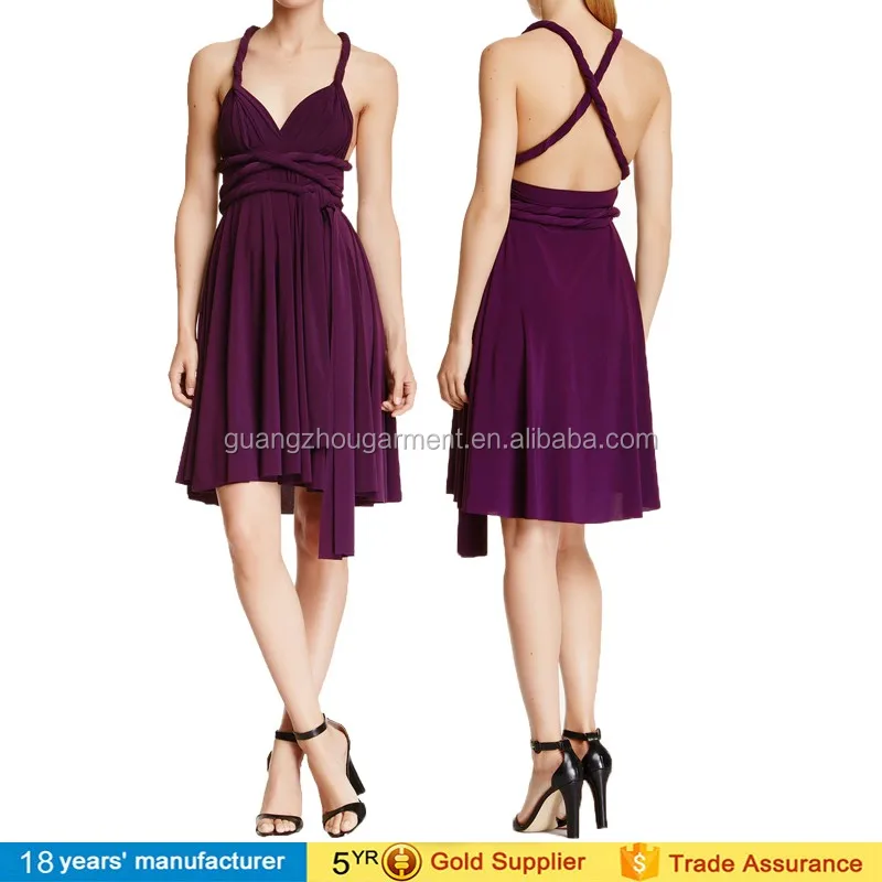 infinity dress above the knee length