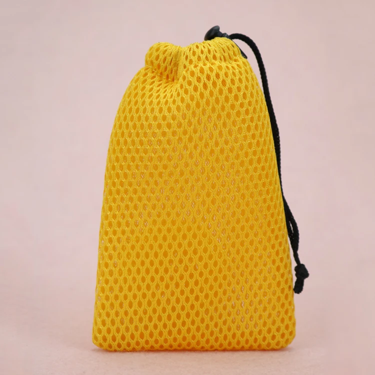 mesh drawstring bag