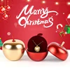 High quality Christmas jewelry box Christmas gift box luxury jewelry engagement ring jewelry box luxury