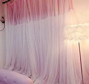60" Mosquito Net, Insect Barrier Net, DIY Decoration Fabric,White, 60"x54"