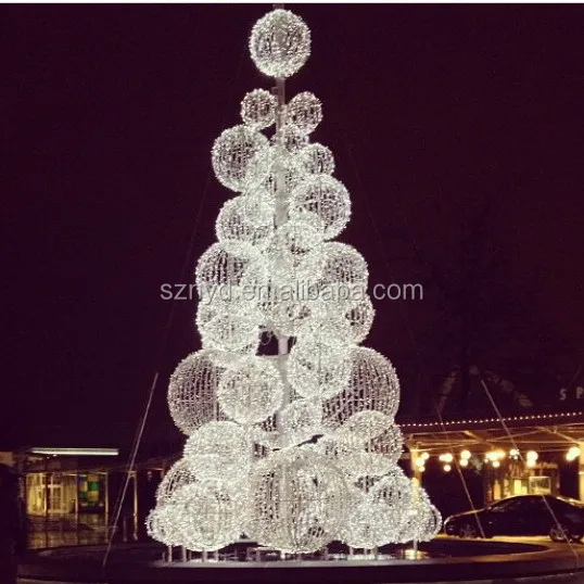  Giant  Led Christmas  Ball Tree For Outdoor Decoration  