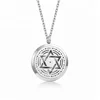 Stainless Steel Aromatherapy Essential Oil Diffuser Star Pendant Necklace Jewelry