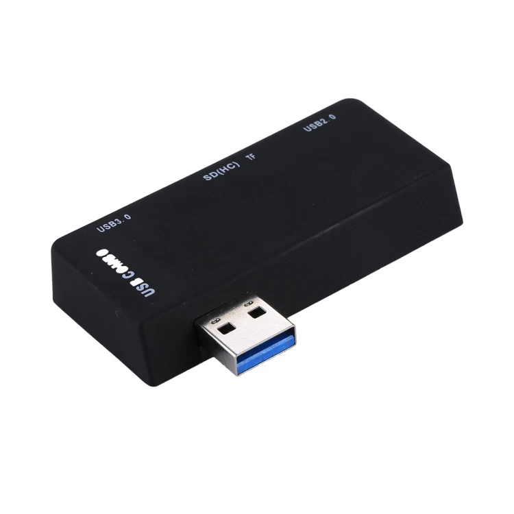 Hot Portable 4 Port USB 3.0 Hub with SD TF Memory Card Reader USB 2.0 Combo for Surface Pro 3 4