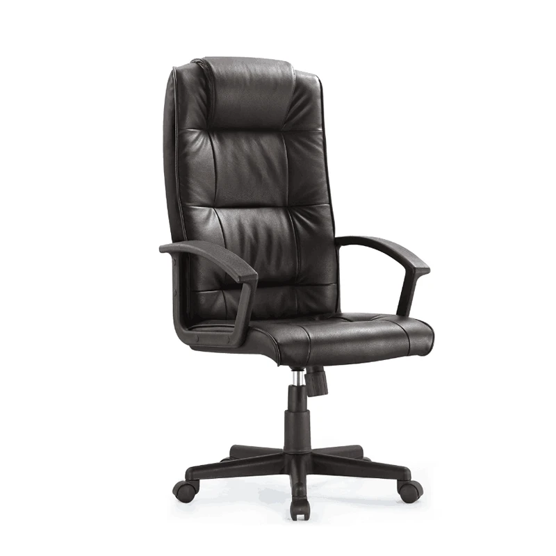 pvc executive ripple back faux leather office chair from china