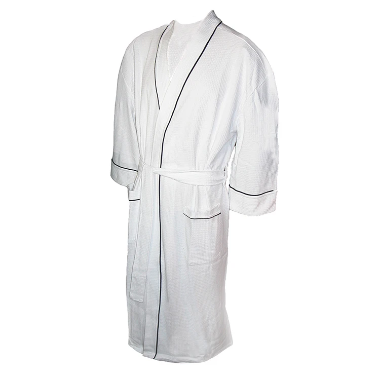 5 Star Hotel White Waffle Wholesale Satin Bath Robe Buy 5 Star Hotel
