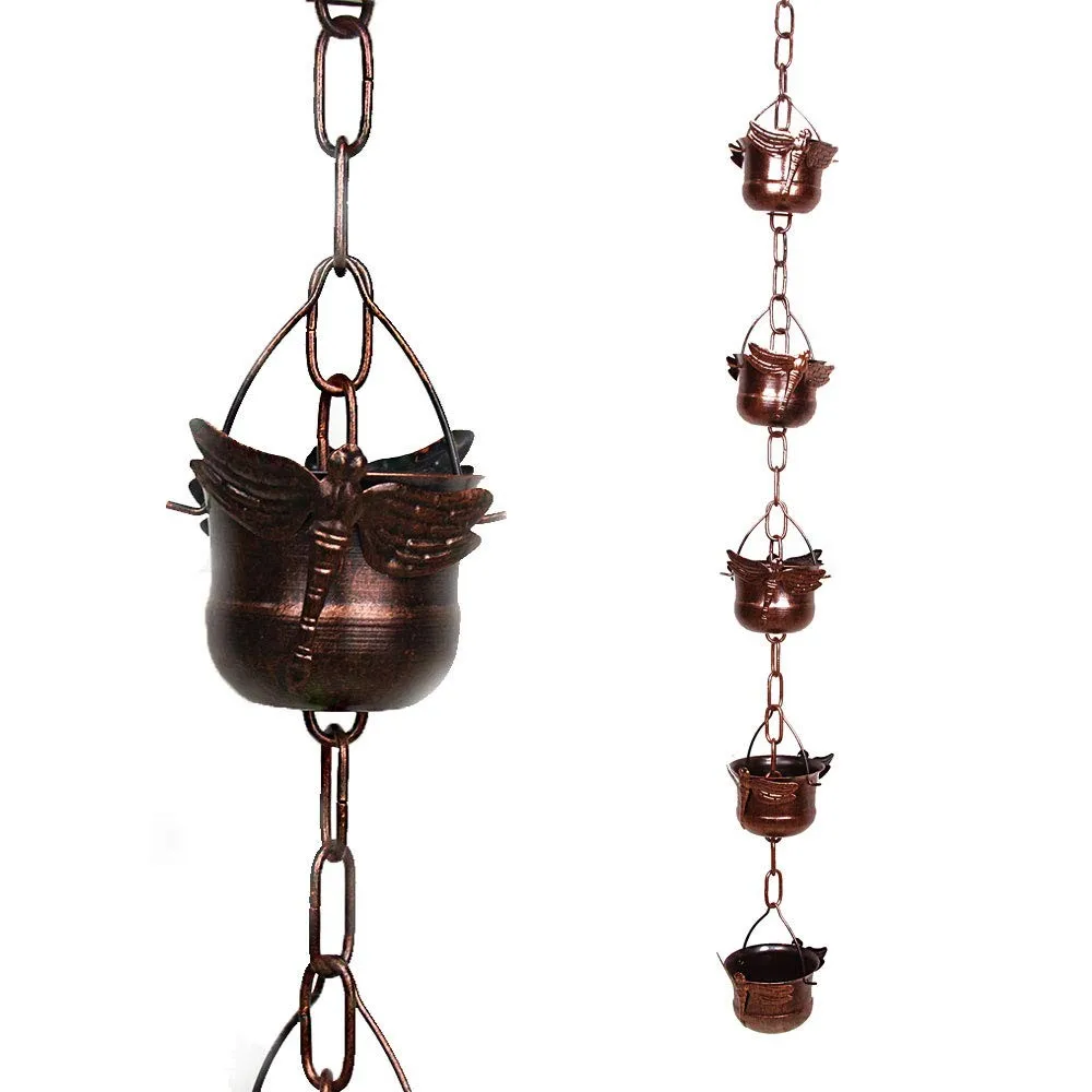 Decorative Iron Dragonfly Rain Chain For Sale Buy Dragonfly Rain