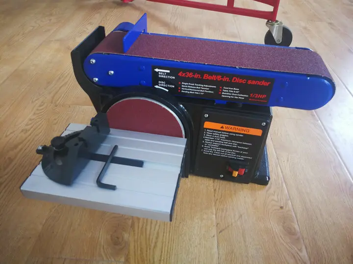 portable mini disc and belt sander