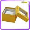 Watch rigid box with Transparent PVC sheet in central lid