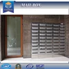 YooBox Floor Style Stainless Steel Solar Combination Mailbox