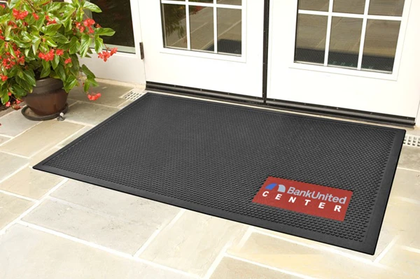 Custom Printed Logo Scraper Outdoor Rubber Door Mats - Buy Scraper ...