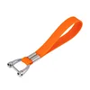 High Quality Embossed Silicone Wristband Keychains Soft PVC Plastic Key Rings