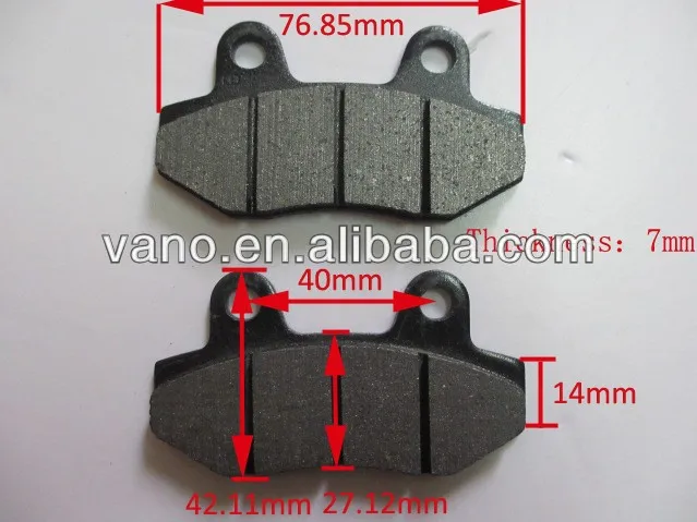 high performance cheap gy6 brake pads