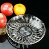 cheap round 6" 8" 10" wholesale clear glass plates set