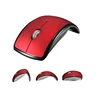 CYSHMILY Silent Folding Optical Wireless Arc Mouse Portable Compact 2.4GHz For Pad PC Laptop Notebook Computer