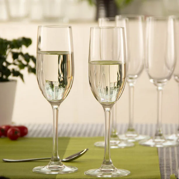 Drinking Champagne Glass Cup Long Stem Goblet Wedding Toast Champagne