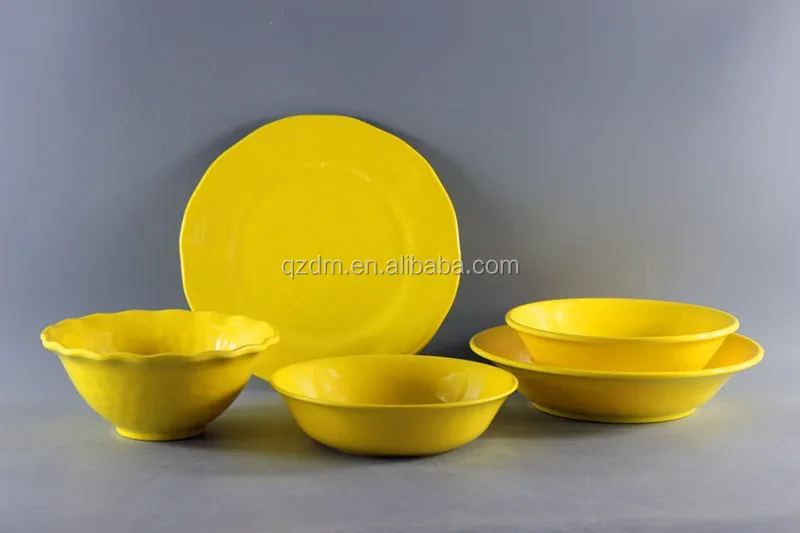 Solid Melamine Dinnerware Set Tableware Set