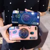 Stylish IMD TPU Cell Phone Case with Holder for Huawei Mate 8 , Camera Design Phone Cover for Huawei P20 Lite Case