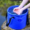 Multi-function camping Basin Portable Outdoor Folding Bucket Travel Sport Fishing Barrels for Hiking Washing