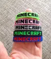 5pcs lot Minecraft Bracelets model 5 color men women sports Silicone Bracelet model Party Favors gifts