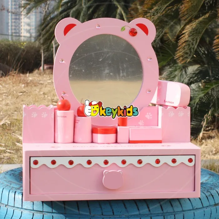 Wholesale Pink Lovely Wooden Doll Swing For Baby,Delicate Wooden Doll