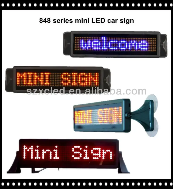 ABS fire proof frame Remote control/PC software scrolling LED moving message display