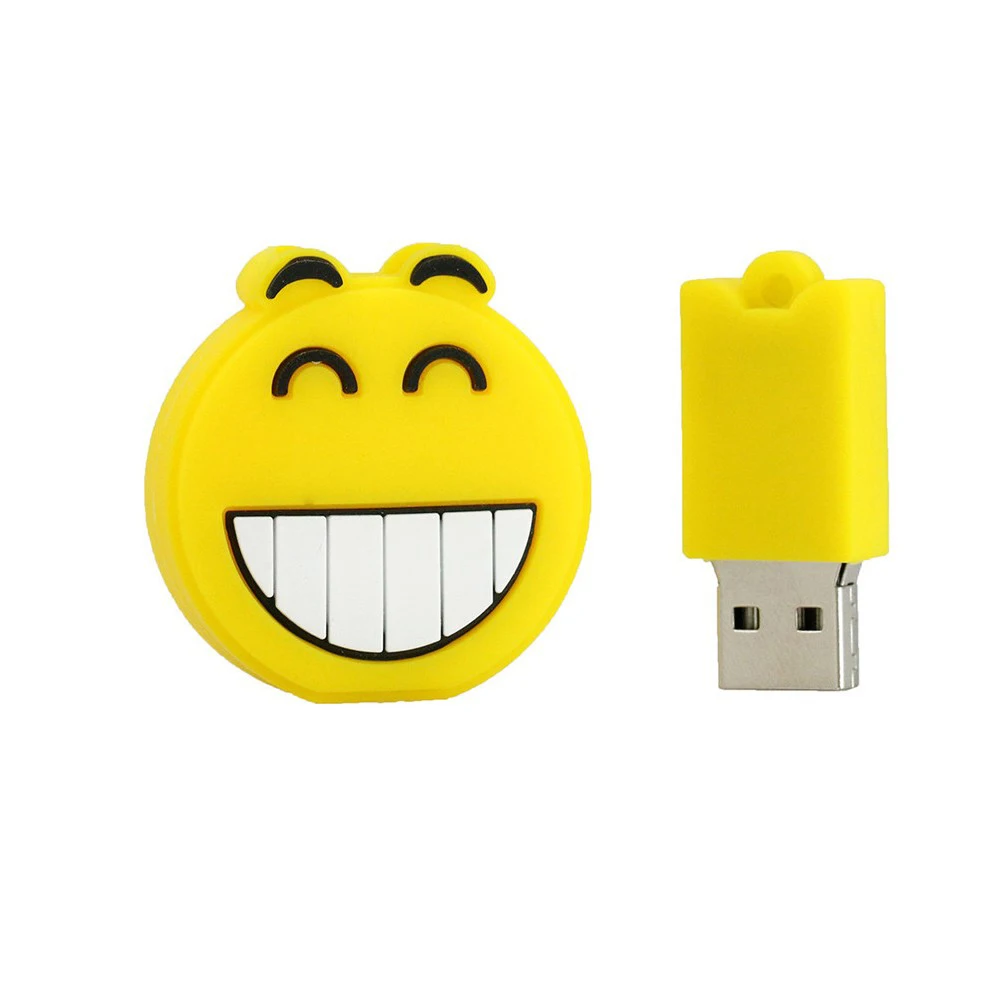 Cartoon Anime Smile Face Emoji Unicorn Custom Rubber Pvc Usb 2.0 3.0 Flash Drive - ANKUX.COM