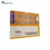 high speed application Mitsubishi Carbide Milling Inserts JDMT140520ZDSR-JM-VP15TF for face milling cutters
