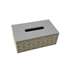 Fancy Custom Printed Boxes Cover Wooden Vintage Paper Container Tissue Box