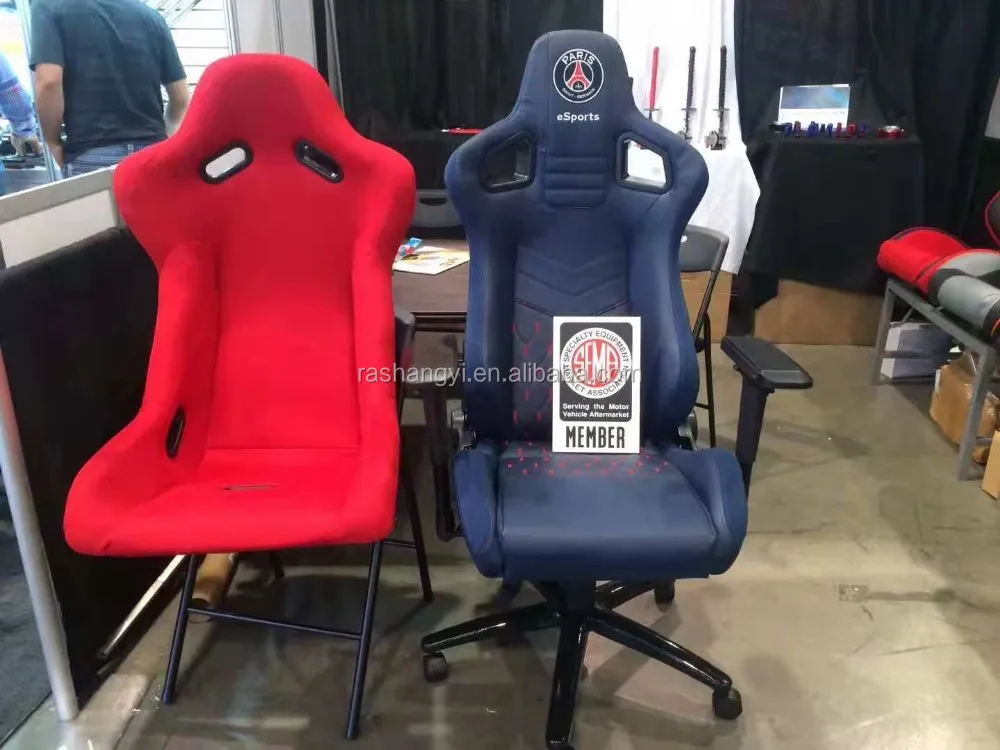 Cheap Fabric Fashion Racing Seat With Single Slider And Adjustor For