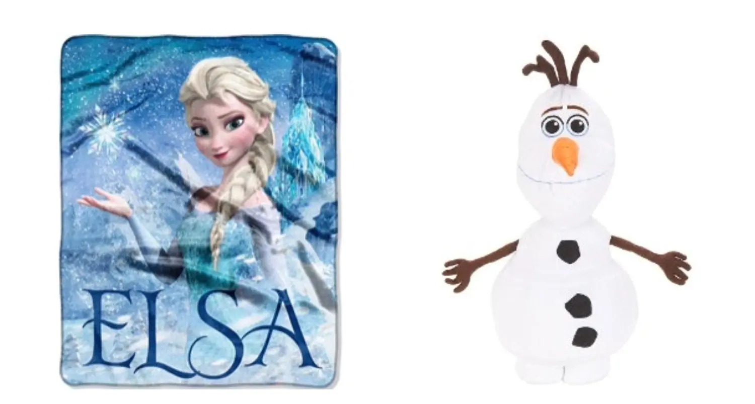 frozen 2 elsa throw and pillow