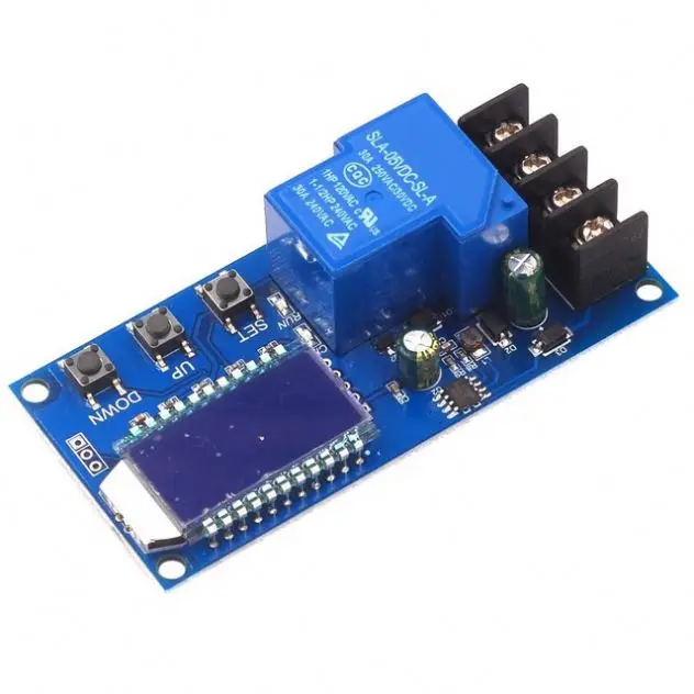 30A Lithium Battery Charger NC Control Module Protection Board 6-60V LCD Display