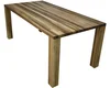 Wide Plank Wood Dinning Table, solid wood base