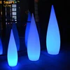 color changing tall modern plastic cylinder/columns led floor lamp