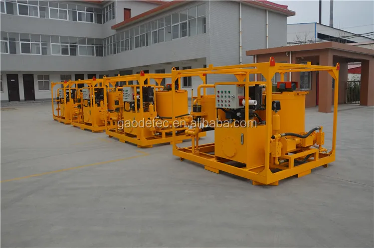 grout pump plant