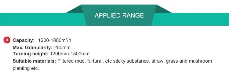 crawler walking compost turner