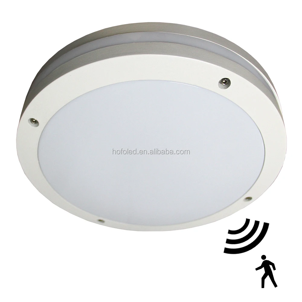 20w Round Led Ceiling Light Motion Sensor Ip65 Outdoor Indoor