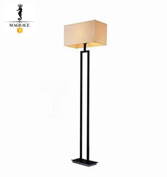 Modern Floor Lamp Black Wrought Iron